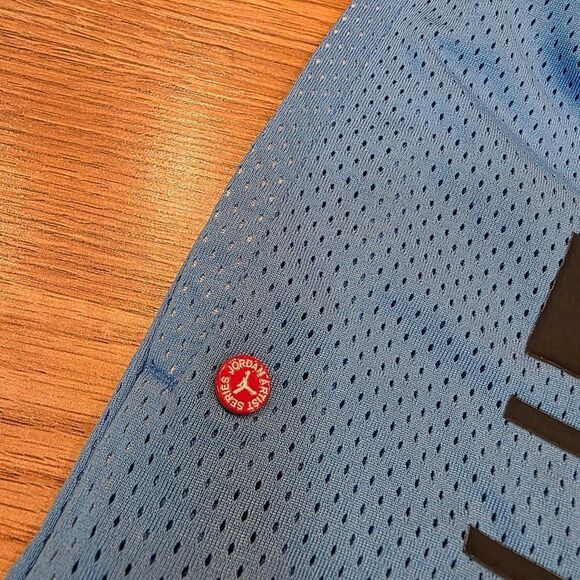 Air Jordan UNC Artist Series by Darien Birks 7" Mesh Shorts Men's S HF5474-462 - Picture 3 of 10